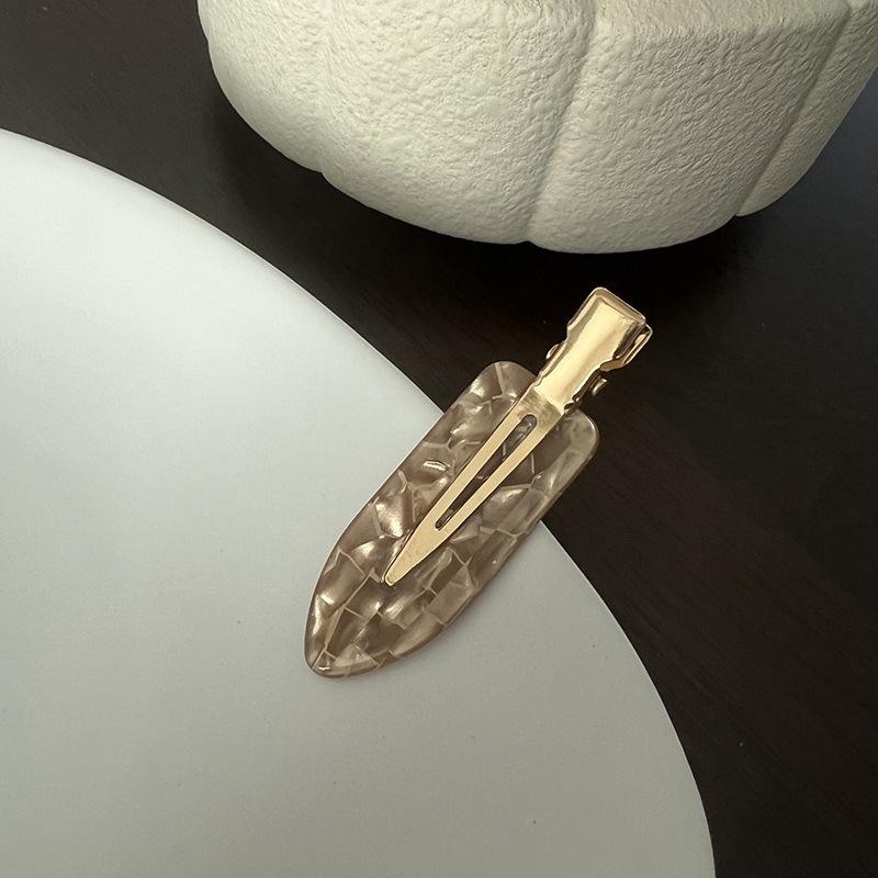 2/3/4/6 stücke Acetat Make-Up Haar Clips Koreanische Mode Gold Weiß Glitter Haar Pin Headwear Mädchen Frauen Haar Zubehör