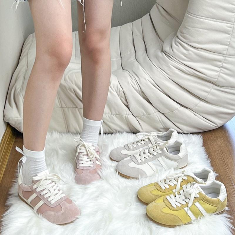 Fashion Autumn Casual Shoes Women 2025 Leather Fashion Round Head Sports Shoes Breathable Comfortable Women Sneakers zapatos de mujer