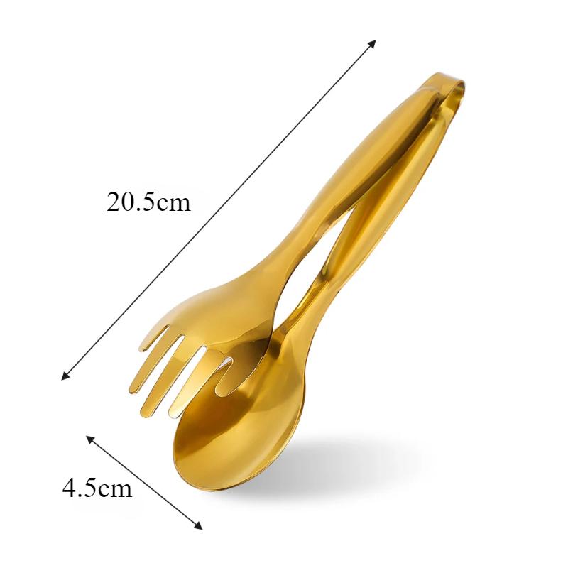 Kitchen Food Tongs Stainless Steel Creative Meat Salad Bread Clips Non Slip BBQ Clips Home Kitchen Cooking Accessories