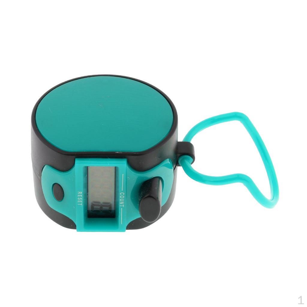 4 Digit Hand Tally Counter Handy Convenient Compact Size зелёный