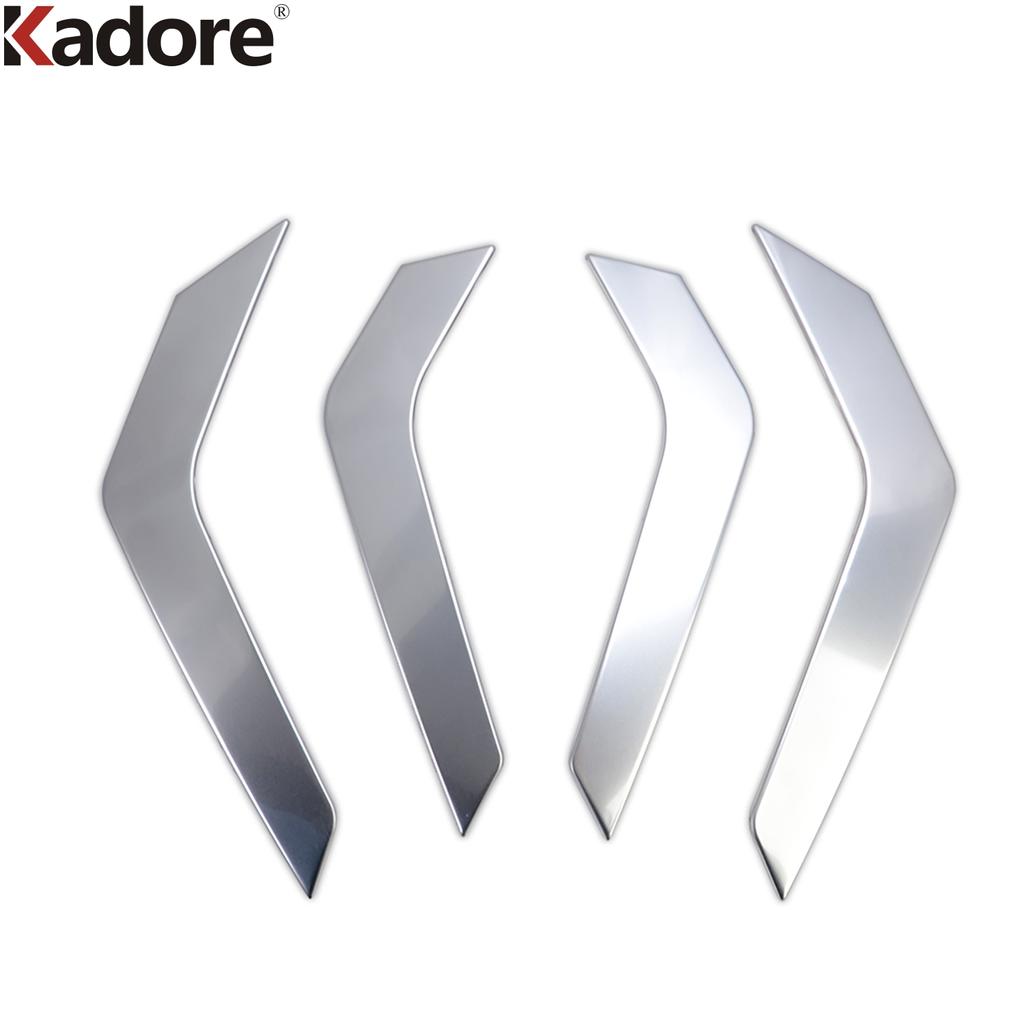 For Volkswagen VW T-cross Tcross 2018 Steel Car Inner Door Handrail Handle Armrest Cover Trim Strips
