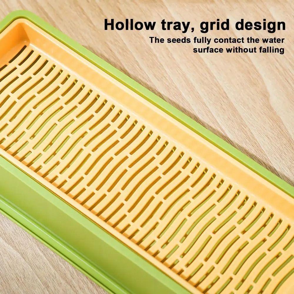 Hydroponic Cat Grass Growing Kit Layered Nursery Tray Catgrass Planting Bowls Cat Snack