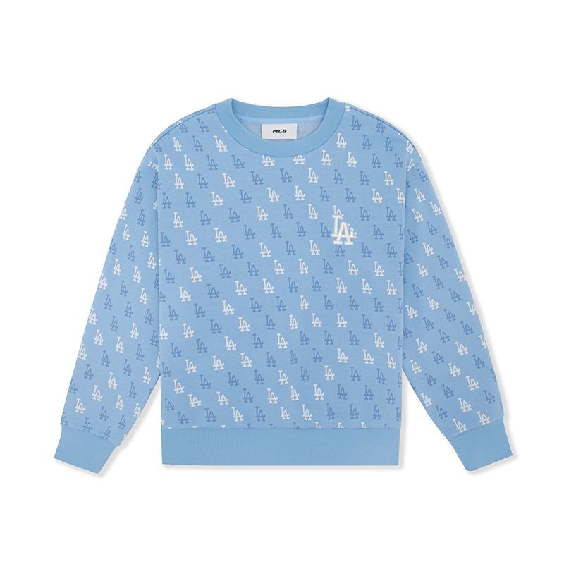 

New MLB Los Angeles Dodgers Sweatshirt Unisex Sky Blue 3AMTM0344-07SBS L