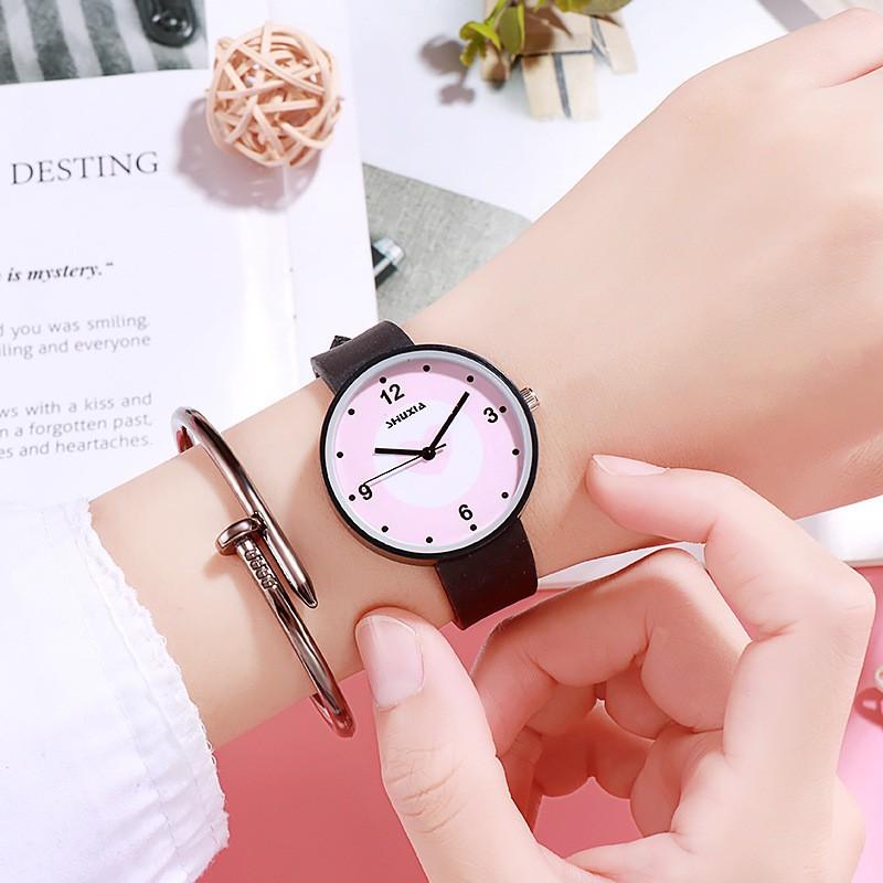 College Style Simple Candy Exam Watch High-Value Fresh Girlfriend Student Watch Versatile Silicone Watch