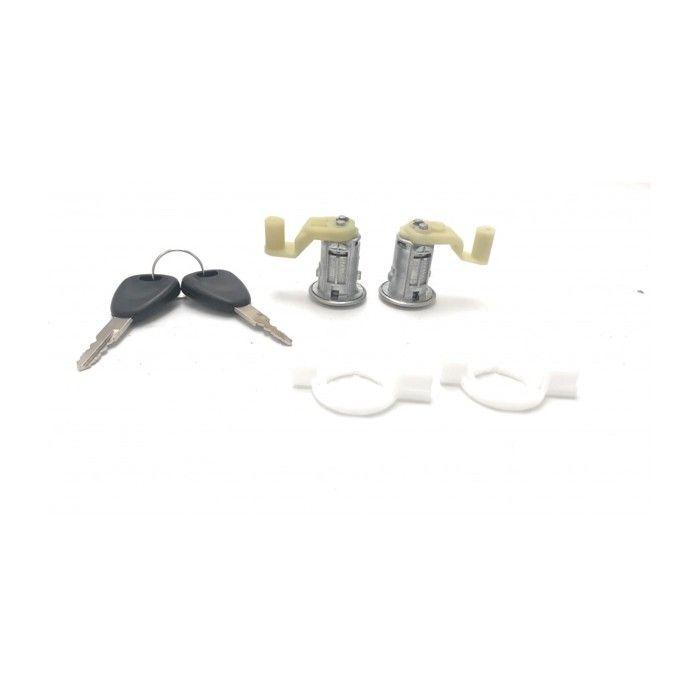 

Barillet de porte - Renault - Clio 2 - Lot de 2 - Avec clés - Adaptable