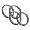 TITAN MANIA Titanium Mania Key Ring, Gray, 4 M Size, Titanium Key Chain, Motorcycle,