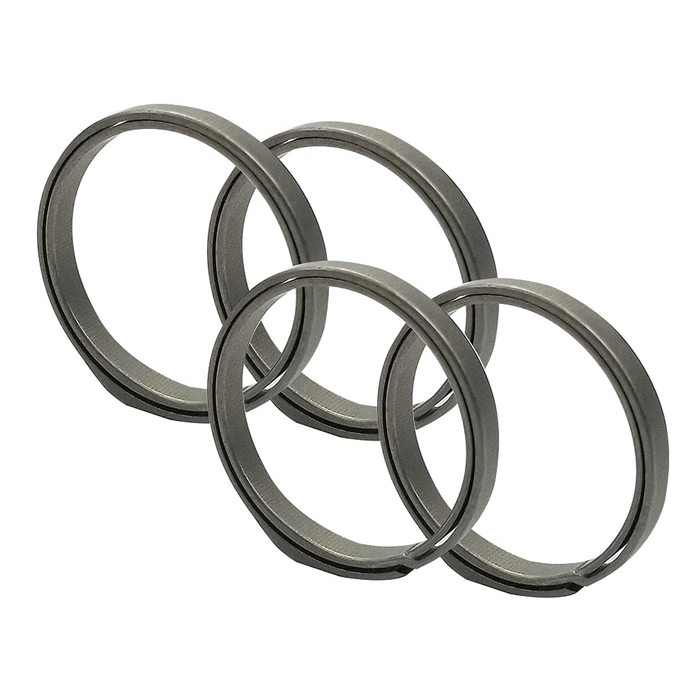 

TITAN MANIA Titanium Mania Key Ring, Gray, 4 M Size, Titanium Key Chain, Motorcycle, Gray M size 4 серый