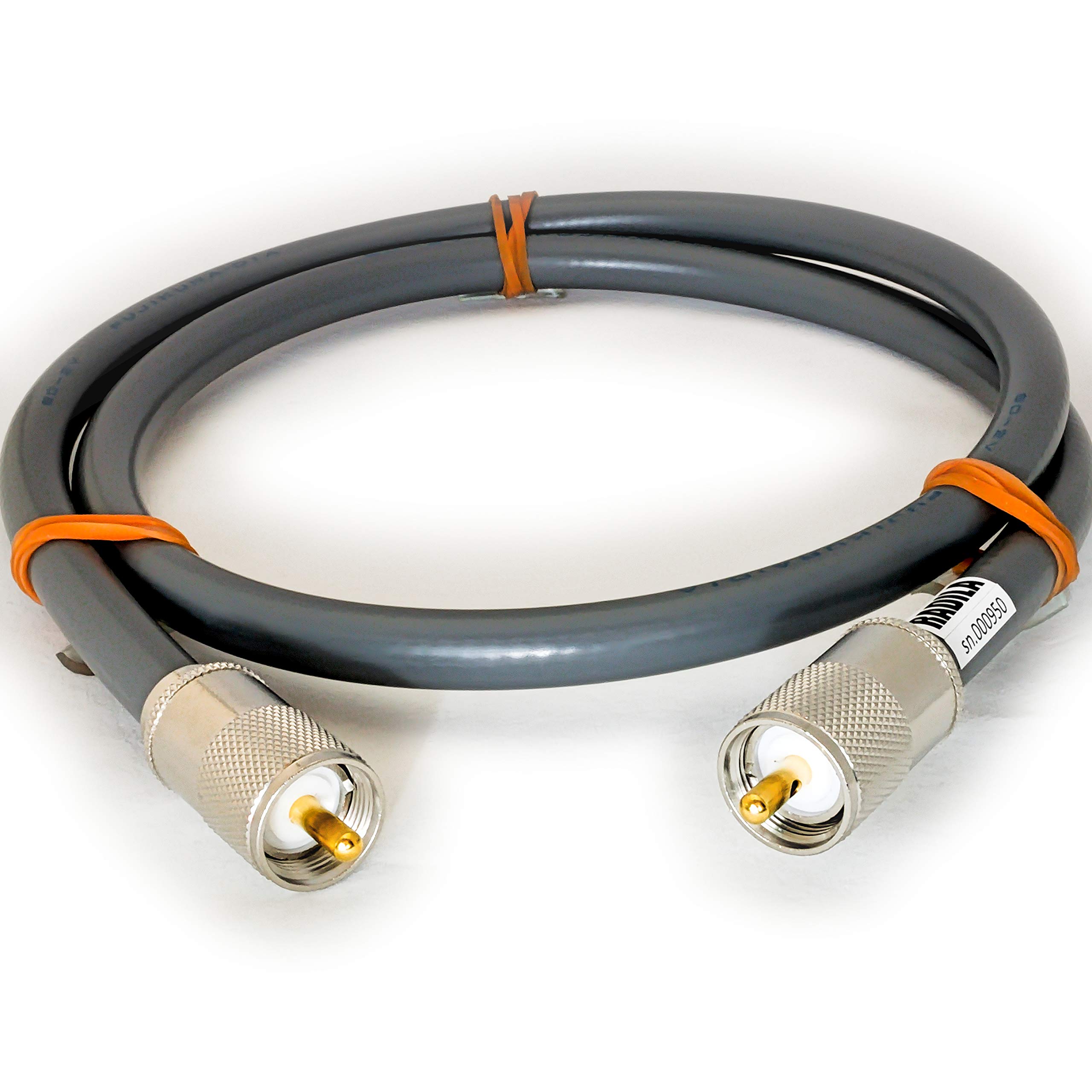 

RADILA 8D2V Both ends MP SWR specification actual measurement by loss Amateur radio Relay Jumper Coaxial Cable (3m) [Low (with data)] (Adopted