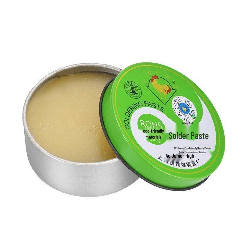 Golden Rooster Lead-Free Eco-Friendly Rosin Flux Solder Paste for Electric Soldering and Welding.