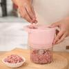 Detachable Food Processor Rechargeable Handheld Garlic Crusher Vegetable Grinder  Camping