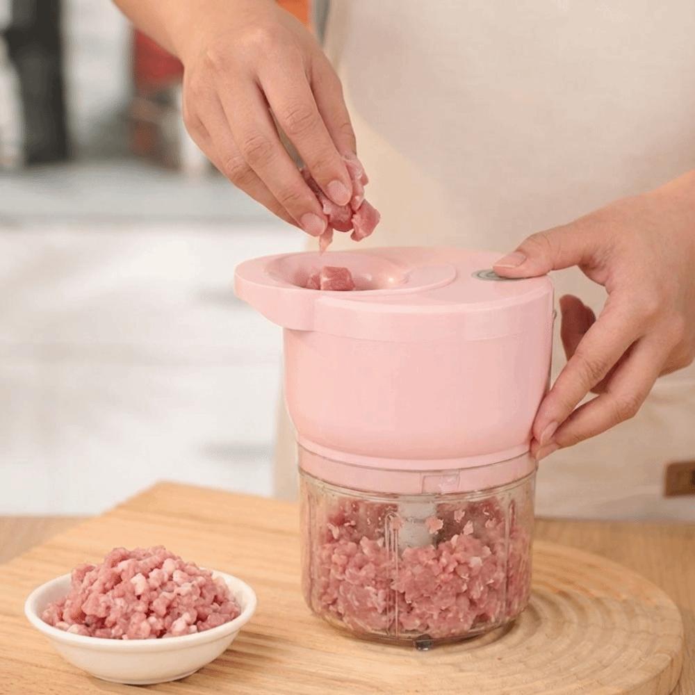 Rechargeable Electric Garlic Chopper Wireless Handheld Garlic Crusher Mini Meat Grinder  Apartments