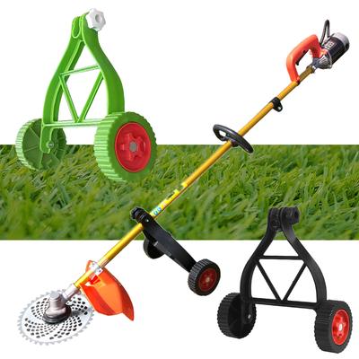 Lityum İyon Biçme Makinesinin İşgücü Tasarrufu Sağlayan Yardımcı Tekerleği Akülü Çim için Ayarlanabilir Destek Tekerlekleri Seti