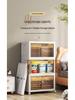 Movable Multi-layer Folding Storage Wardrobe with Wheels