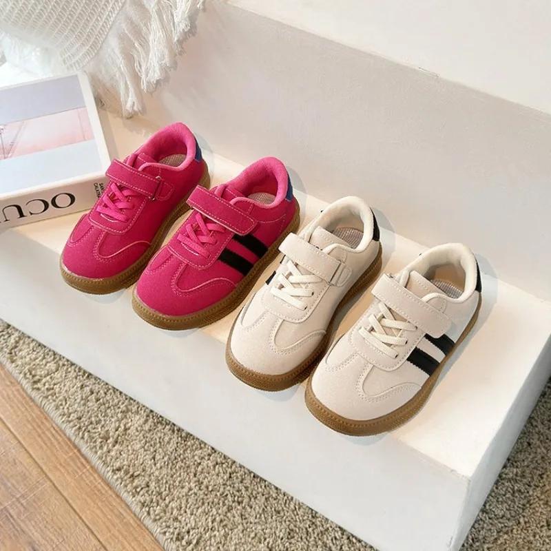 Spring Autumn New Children Casual Sneakers Boys Girls Leather De Training Sports Shoes Baby Kids Soft Walking Flat Shoes