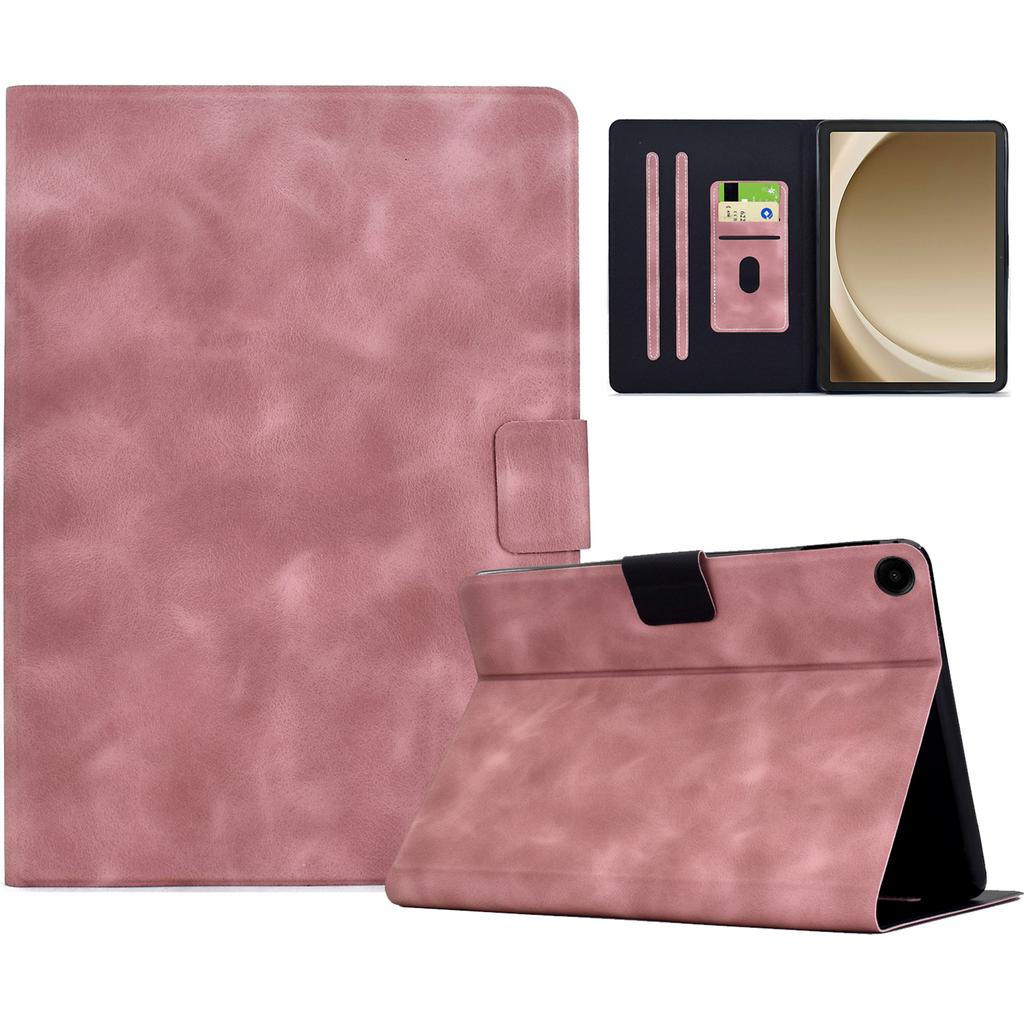 For Samsung Galaxy Tab A9+ Case PU Leather Tablet Cover with Card Slots