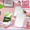 6 Pcs Spa Party Mirror Spa Party plies Sleepover Accory Favors Makeup Mirror for Sleepover Slumber Birthday Favors Gift Mixed C