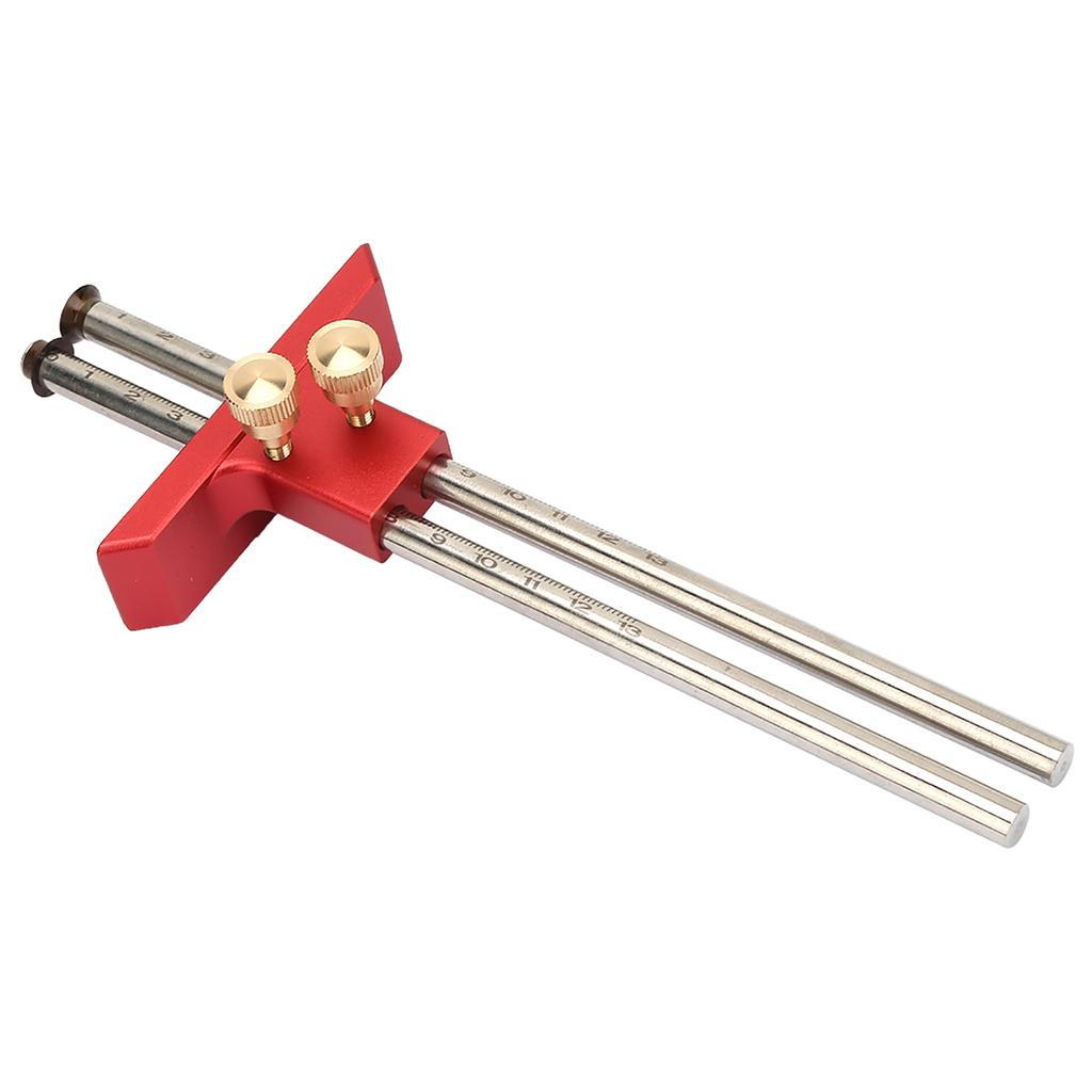 Stainless Steel Woodworking Double Head Scriber Ruler Marking Gauge Wood Scribe Tool Carpentry