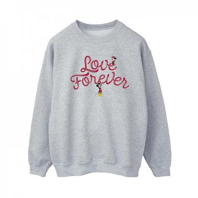 Womens/Ladies Mickey Mouse Love Forever Sweatshirt