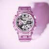 CASIO Quartz Movement Resin Strap Watch Women's Watch Gray Dial GMA-S110VW-4APR