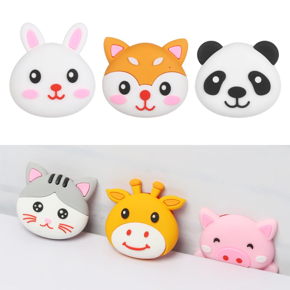 1 PC New Silicone Wall Protector Door Handle Bumper Guard Stopper Self Adhesive Rubber Round Door Crash Pad Anti-slip Sticker