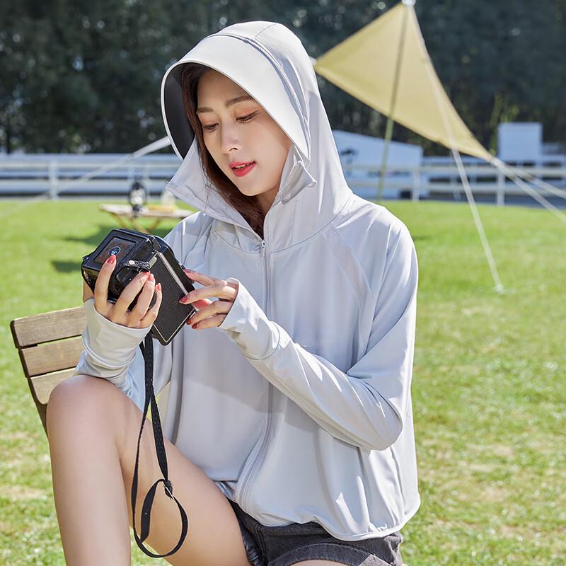 Women s Ice Silk UPF50+ Sun Protection Hoodie One Size