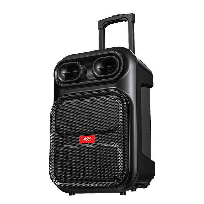 Aigo Portable Outdoor Bluetooth Karaoke Trolley Speaker CN Plug (adapter Included) (CN Version)