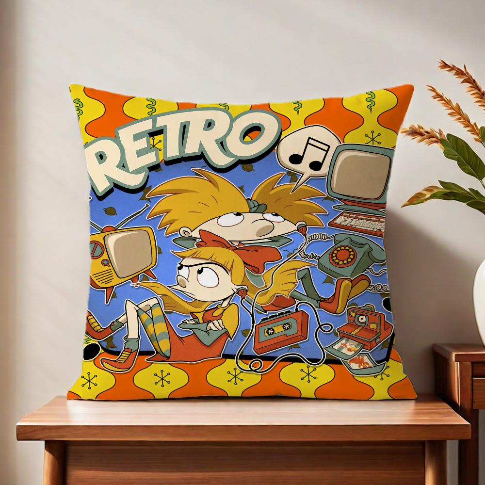 Children HHey AArnold Cushion Cover For Pillow Printing Sofa Decoration Home Car Room Coffee Shop Office Nordic Simplicity