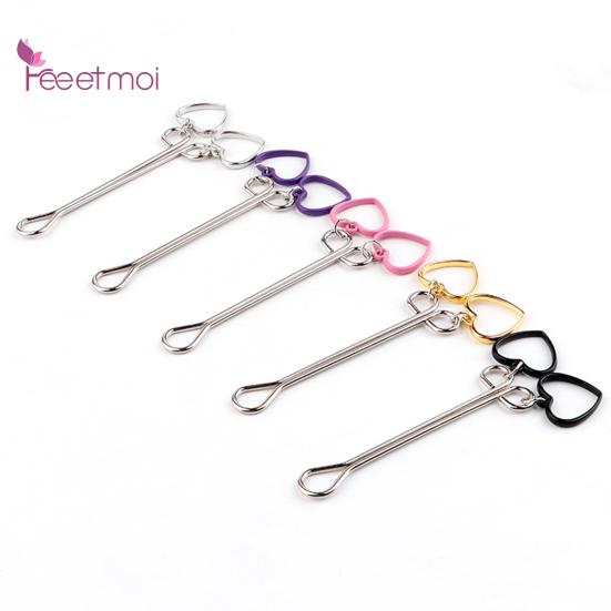 Breast Clamp Clip Comfortable Long Metal Love Heart Shape Breast Lifespan