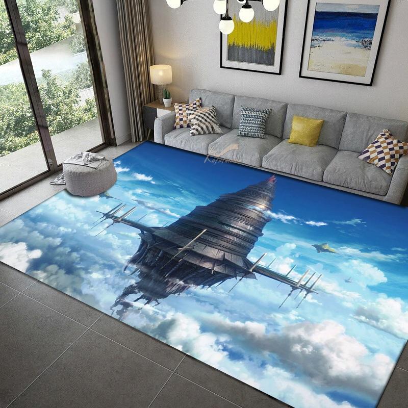 Sword Art Online anime Dywan wielorozmiarowy Dywan do salonu sypialni pokoju dziecięcego Dekoracja domu Dywanik podłogowy Mata antypoślizgowa Mata pod kanapę