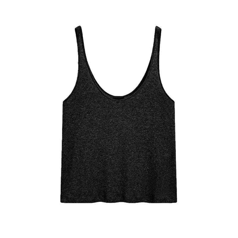 MD Spring New Women's Clothing Elegant Versatile Basic U-Collar Tank Top Sleeveless T-shirt Tops 6202755