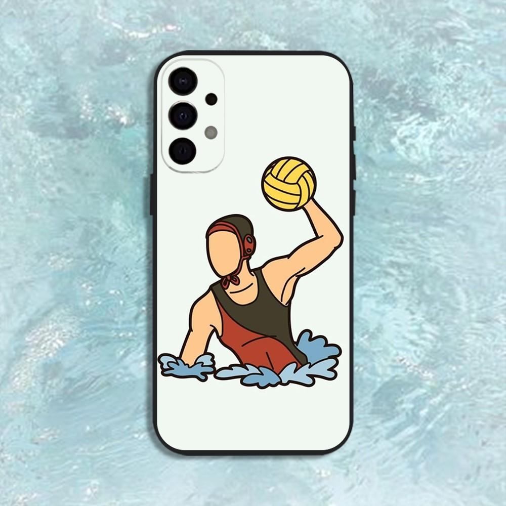 

Спортивный чехол для телефона Водное поло Для Samsung S25, S24, S21, S22, S23, S30, Ultra, S20, Plus, Fe, Lite, Note, 10, 9, 5G Черная крышка Samsung S235G