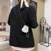 Fashi Chain Women Messenger Bags Girls Female Coin Purse Crossbody Bag Handbags PU Leather Ladies Small Clip Shoulder Bag