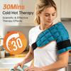 Self-Absorbing Water Ice Pack for Shoulder Reusable Cold/Hot Pack First Aid Sports Swelling Bruises Injuries Care Cooling Mat