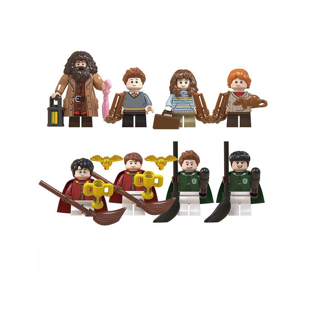 (24 pezzi-A) Figure Giocatori di Harry Potter Blocchi da Costruzione Giocattoli per Bambini