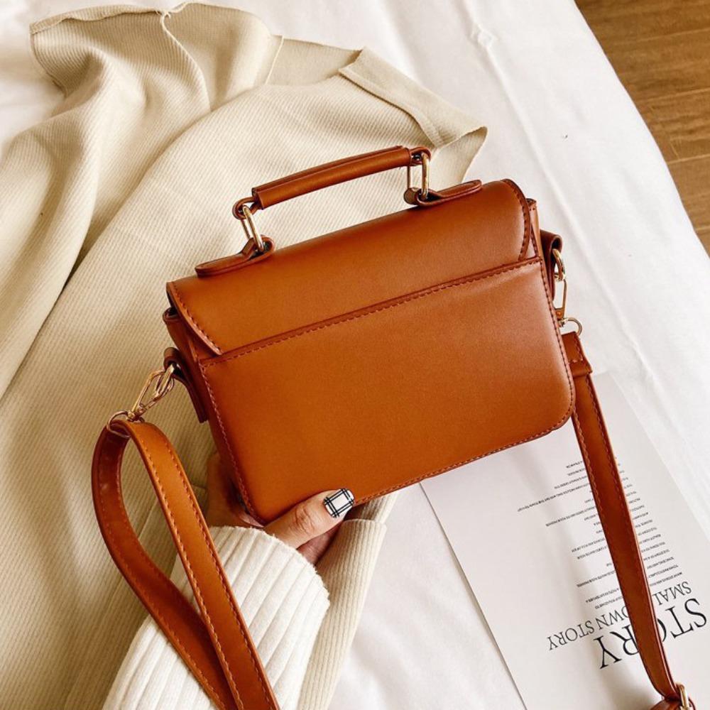 Crossbody Mini Square Bag Large Capacity PU Leather Bag Casual Piano Pattern Shoulder Bag  Shopping