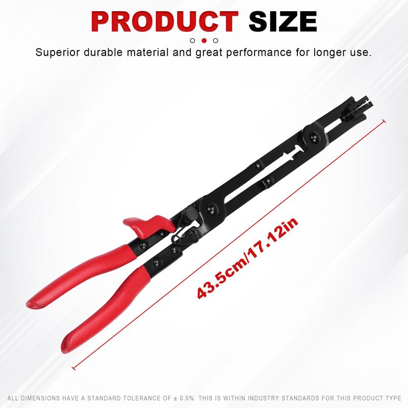 Universal Adjustable Clamp Tool for Automotive Hose Pipes Reach Hose Clamp Pliers Set Fuel Oil Water Hose Auto repair Tools
