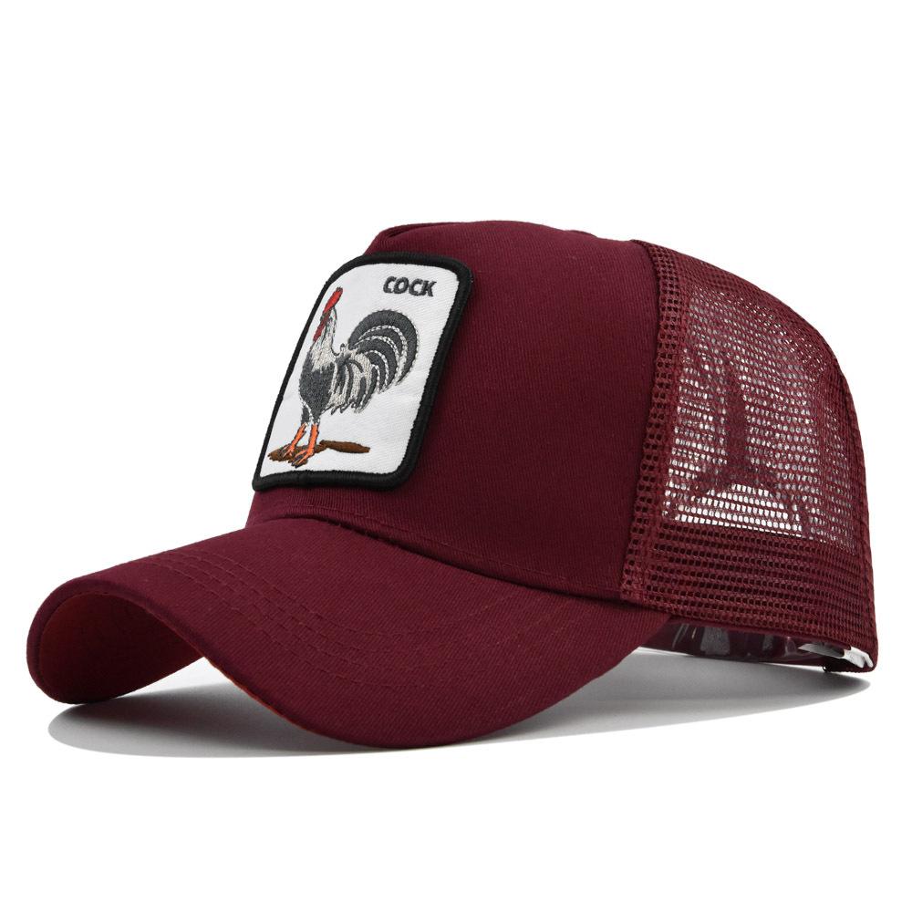 Fresh Latest Brand New Baseball Patched High-Quality Hats, Cartoon Anime Women'S And Men'S Caps Peaked Hats, Men'S Rooster Hats