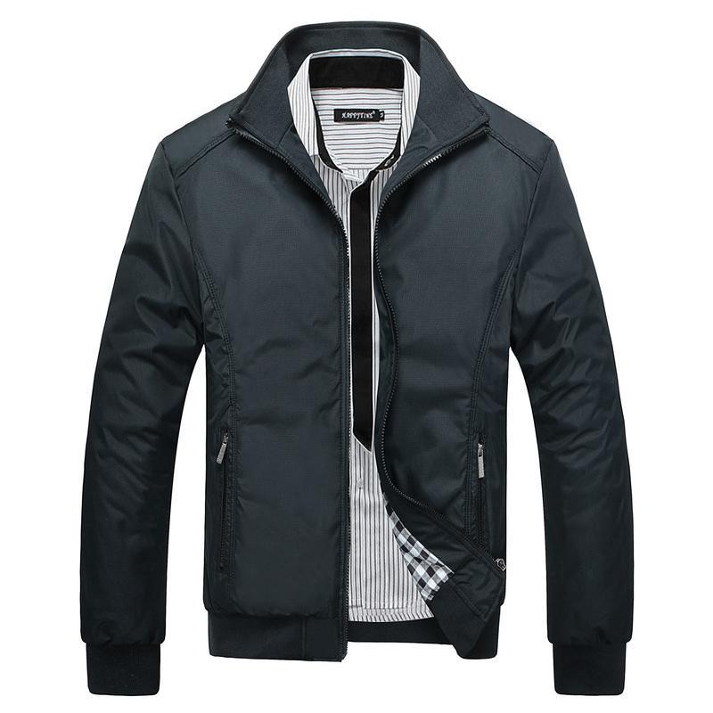 Giacche da uomo Cappotti da giacca casual da uomo Cappotto da giacca slim regolare primaverile