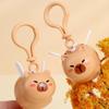Kapibara Flying Capybara Keychain Kawaii Pull String Capibara Keyring  Bag Hanging