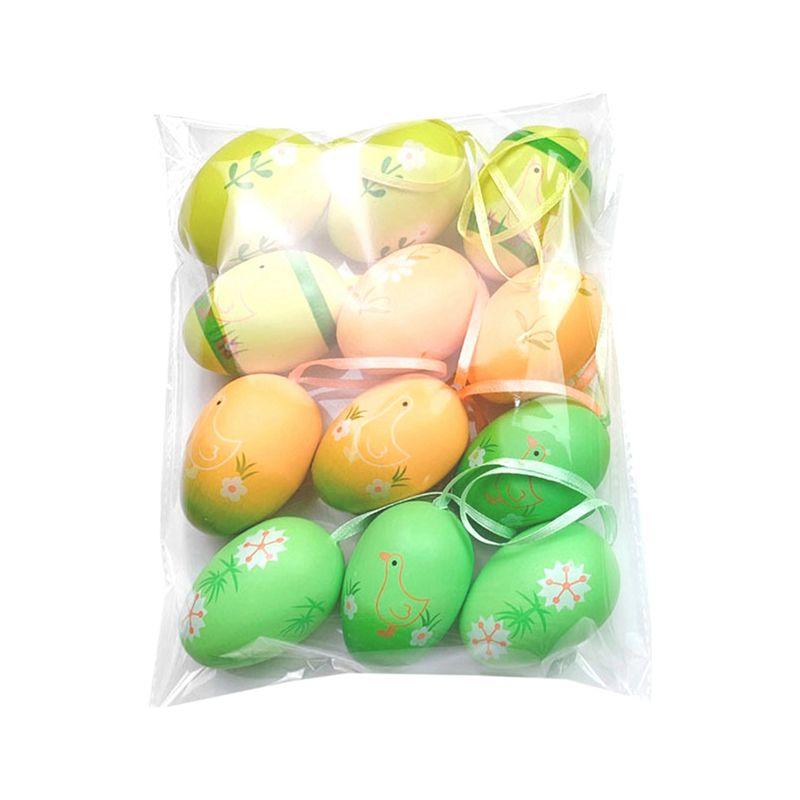 

AEE4-Easter DIY Hand-Painted Eggs Kindergarten Coloring Simulation Eggs Coloring Eggs
