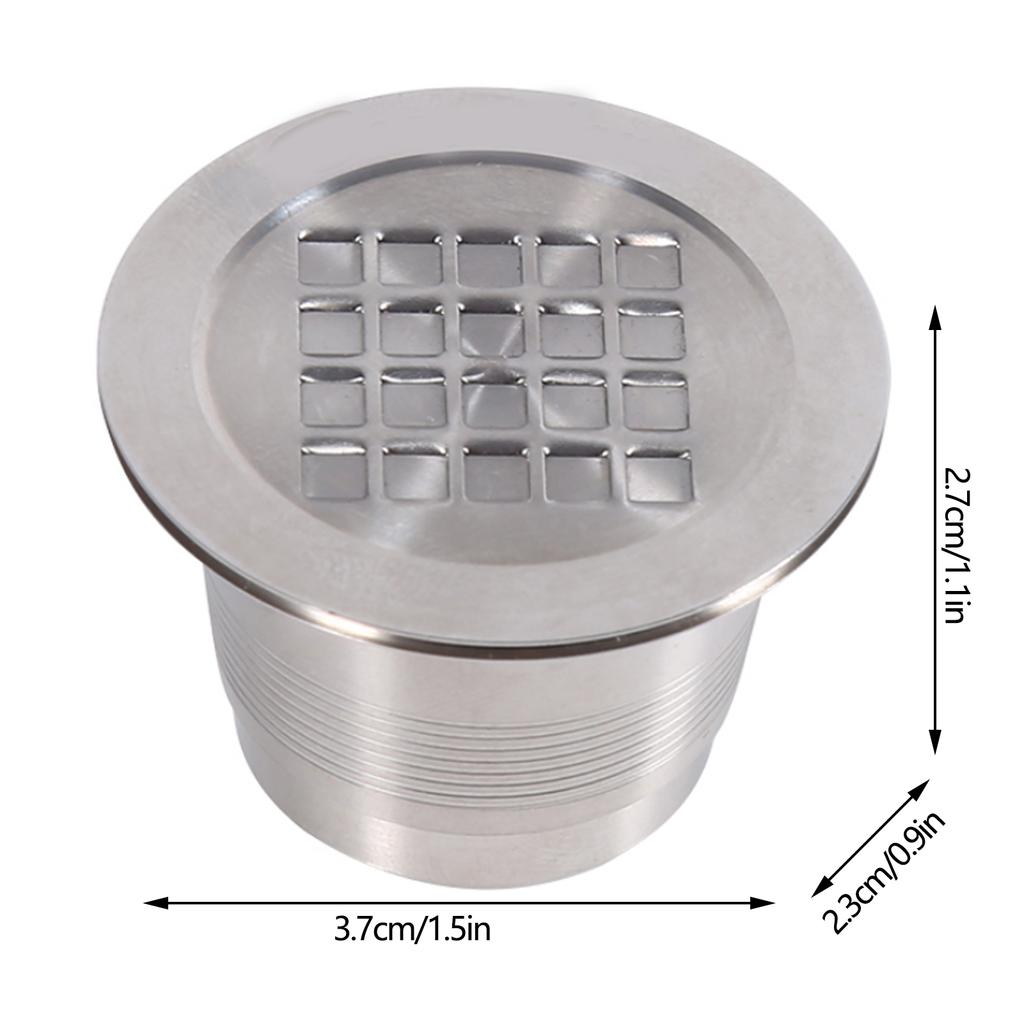 Nachfüllbare Wiederverwendbare Kaffeekapsel aus Edelstahl für Nespresso Maschine (Fadenoberfläche)