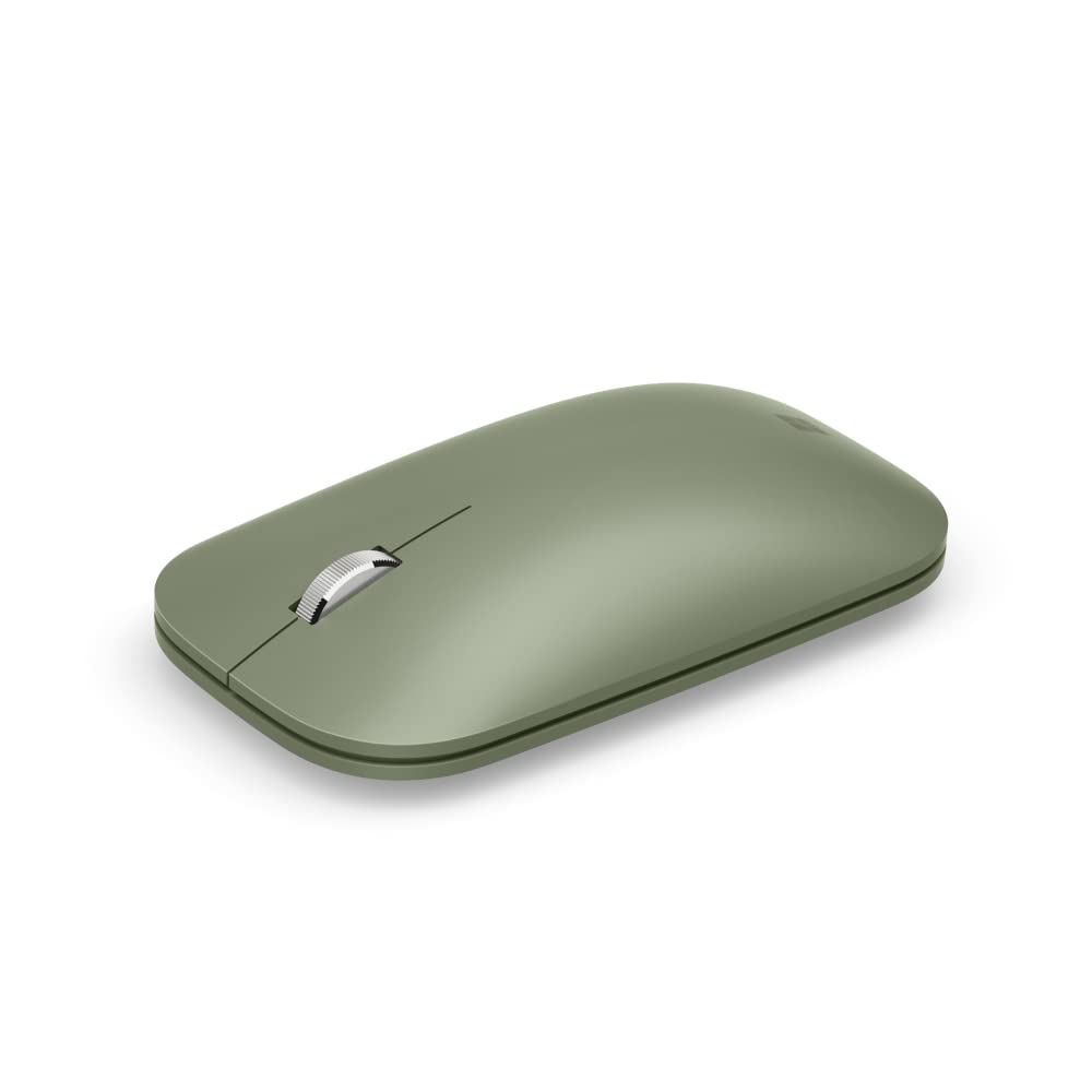 Microsoft Modern Mobile Mouse BlueTrack Bluetooth Compatible with and X X Mm KTF-00094 Wireless, Thin, Lightweight, (Forest), Windows, Mac, Android,