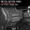 ABS Carbon Fiber For Toyota Tacoma 2024-2025 Central Control Trument Panel Steering Wheel Door Handle Interior Accessories