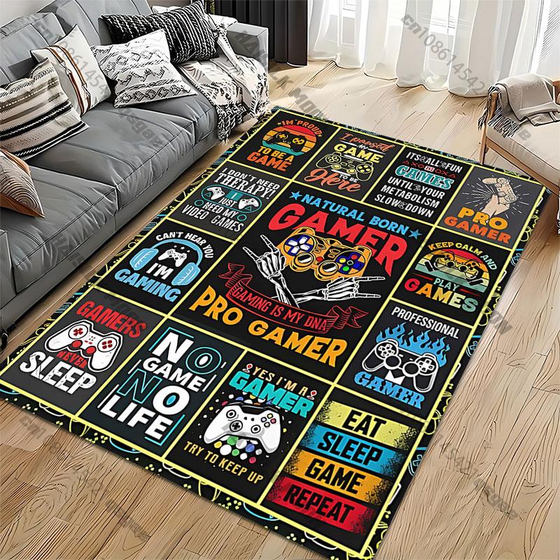 Gaming passion dedication and lifestyle carpet Yoga living room room decor children's crawling mat doormat area rug