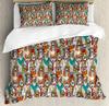 Bulldog Bedding Set For Bedroom Bed Home Group Of Young French Bulldogs With Adorable Exp Duvet Cover Quilt Cover And Pillowcase