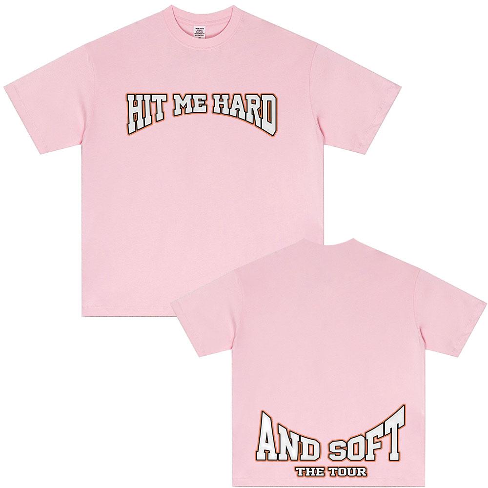 Hit Me Hard and Soft Tour 2025 Hot Sale Fan T Shirt Unisex Women Fashion Pop Music Tshirts Casual Oversized Short Sleeve Tshirt