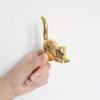 Ceramic Animal Figurines Ornaments, Gold Home Decor Sculptures and Statues Handmade Artware Gifts