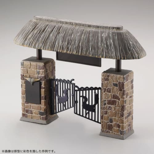 Kaiyodo ART PLA Tourist and African Elephant Set, 1/35 Scale, Unpainted and Unassembled Plastic Model Kit, Molded Color, AP010