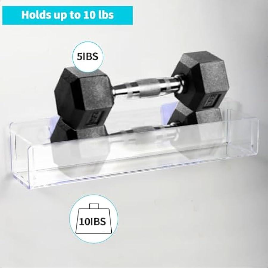 Acrylic Spice Rack Attached To the Wall for Kitchen Cabinet Doors or Hanging Spice Rack RV Spice Rack Hook and Loop Bid Farewel