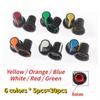 30PCS WH148 AG2 Potentiometer Knob Cap 6mm Shaft Hole Volume Control Knob Switch Caps 15X17mm 5value*6PCS=30PCS
